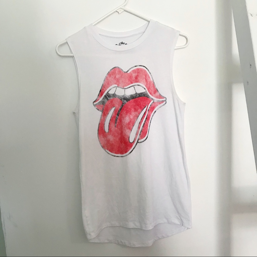 The Rolling Stones Graphic Tee in White